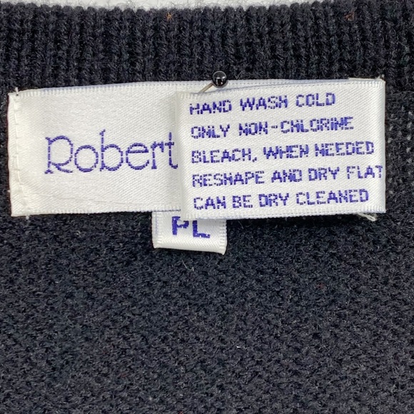 Vintage Argyle Cardigan Sweater by Robert Scott Ltd. - Picture 8 of 9